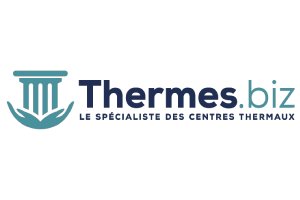 Photo en face de l'établissement des thermes