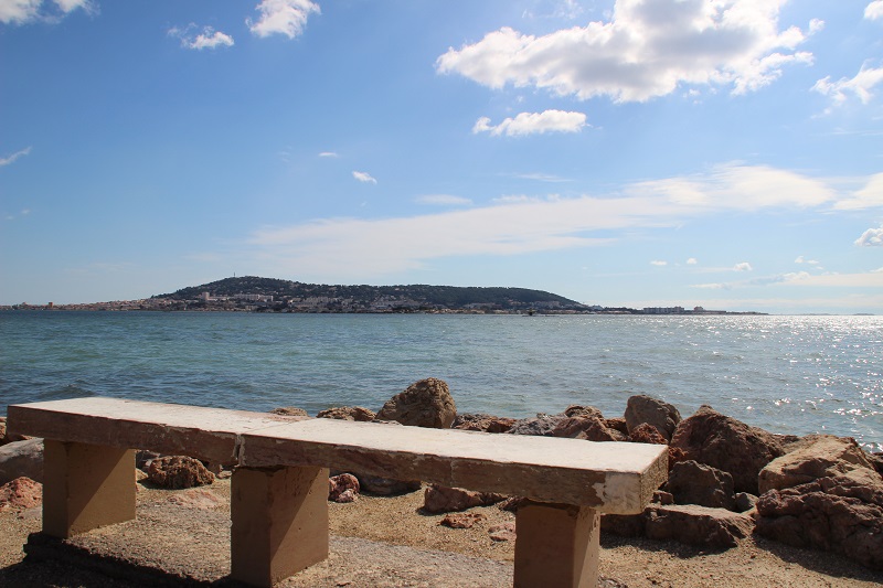 Balaruc les Bains et l'étang de Thau