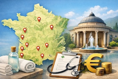 Les plus importantes villes thermales