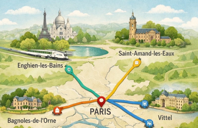 Faire une cure thermale proche de Paris