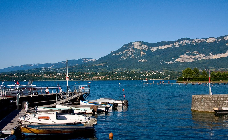 Lac du Bourget à Aix les Bains
